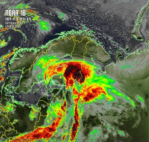 NOAA 18 MCIR-precip